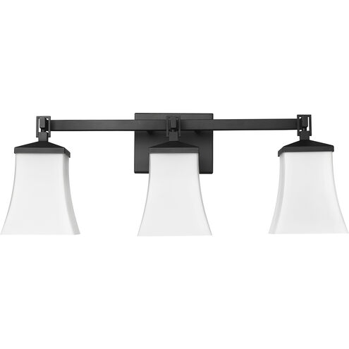 Sonorra 3 Light 24 inch Matte Black Vanity Light Wall Light